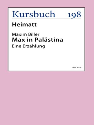 cover image of Max in Palästina